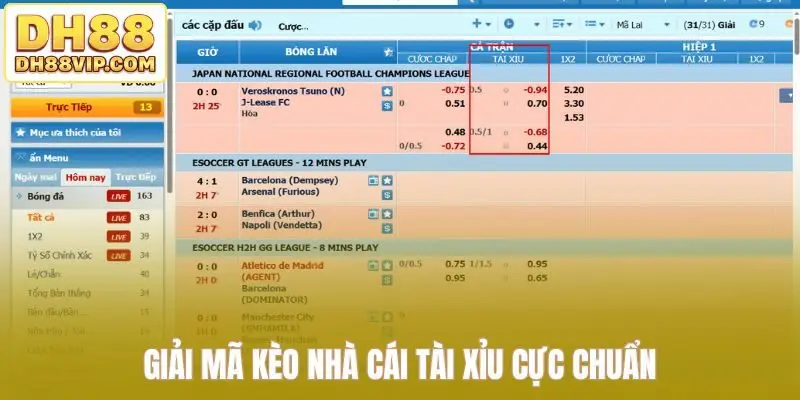 Giải Mã Kèo Nhà Cái DH88 - Cách Đọc Kèo Chuẩn Nhà Cái - ovixo.vip