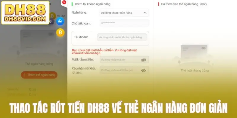 Quy Trình Rút Tiền DH88 - Nhanh Chóng Và An Toàn - ovixo.vip